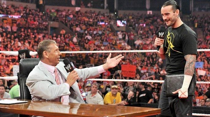 Vince McMahon and CM Punk