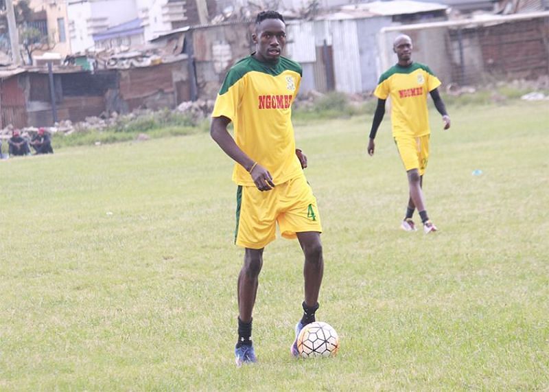 Mathare United defender Samuel Olwande