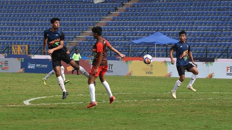 Three age categories had the finals in the football event at the Khelo India Youth Games 2020