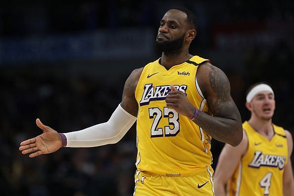 LeBron James and the Lakers travel to Boston to face the Celtics