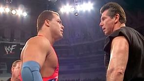 Kurt Angle reveals the time Vince McMahon challenged him to a real-life fight