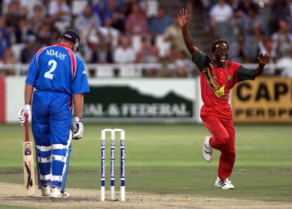Olonga bowled consistently above 90mph in international cricket