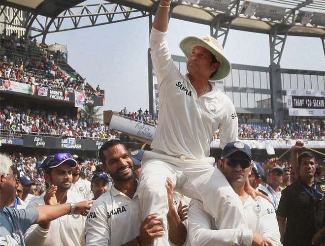 Sachin Tendulkar got a grand farewell