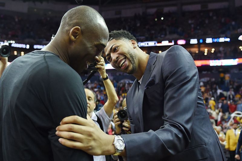 Kobe Bryant took a young Anthony Davis under his wing