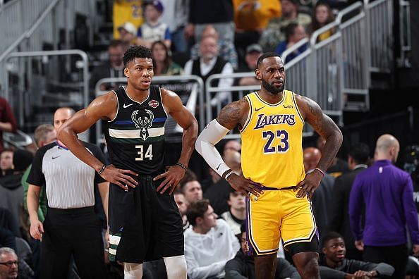 LeBron James and Giannis Antetokounmpo were voted as the 2020 NBA All-Star Game captains
