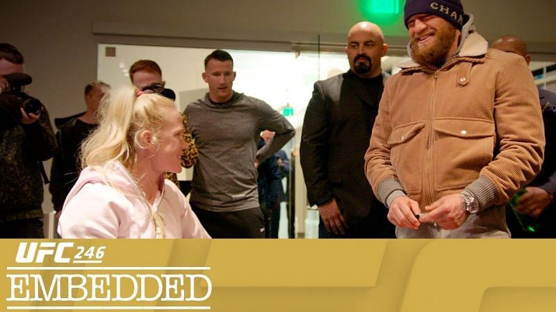 Conor McGregor and Holly Holm had an interesting exchange in the third episode