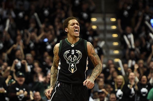 Michael Beasley during his spell with the Milwaukee Bucks
