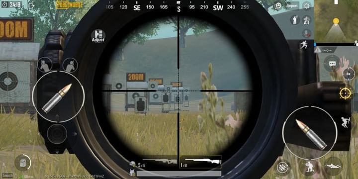 Гироскоп помогает игрокам при прицеливании в PUBG Mobile
