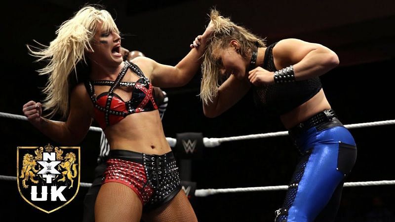 Toni Storm and Rhea Ripley, this time for the NXT Women&#039;s Championship