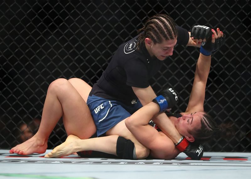 Maycee Barber was badly beaten by Roxanne Modafferi, suffering a serious injury in the process