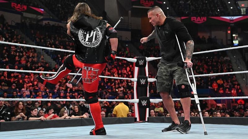 Randy Orton faked an injury on RAW