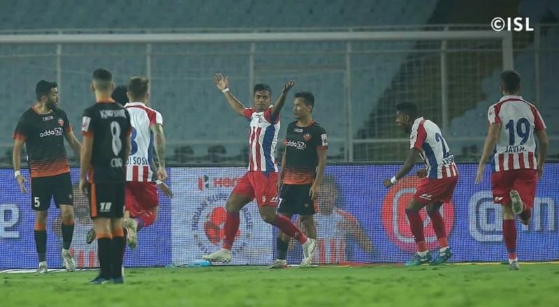 Pritam Kotal&#039;s first goal of the season left FC Goa&#039;s Mohammad Nawaz helpless between the sticks