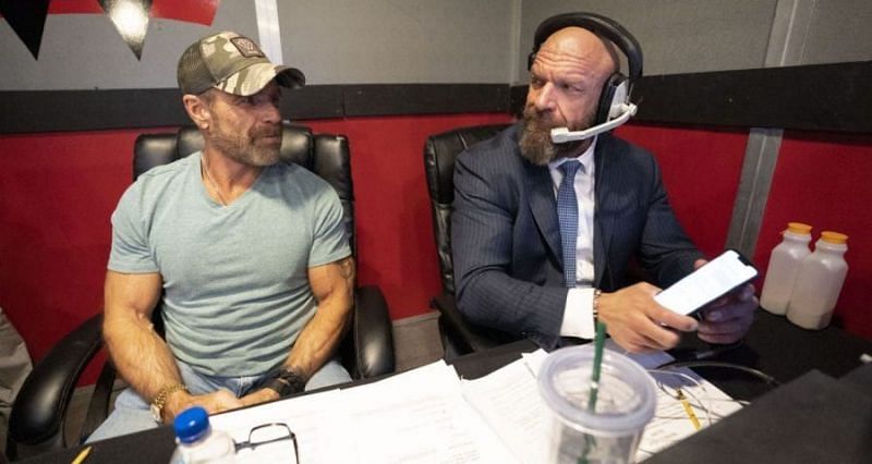 Shawn Michaels and Triple H.