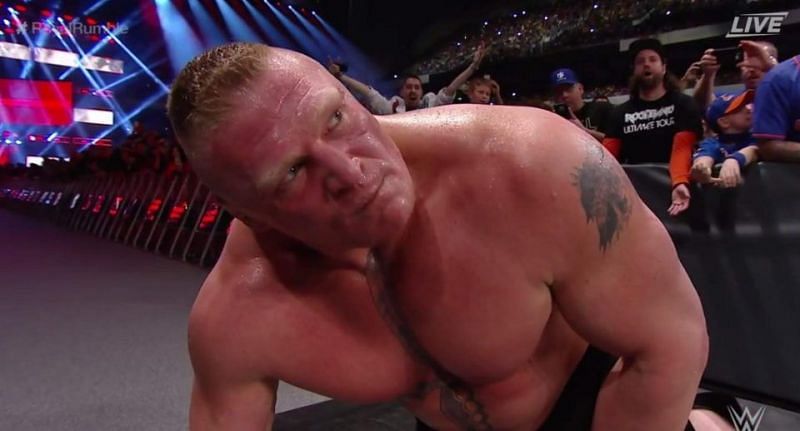 Brock Lesnar at Royal Rumble 2017