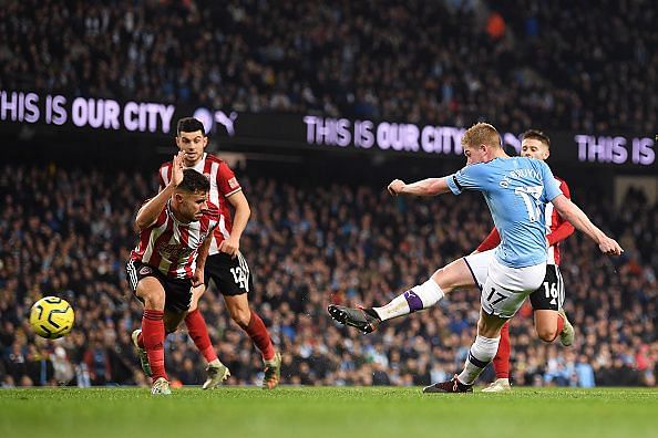 Sheffield United host Manchester City at Bramall Lane in the Premier League