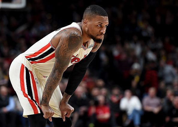 Lillard&#039;s scoring average is 7th best in the league right now.