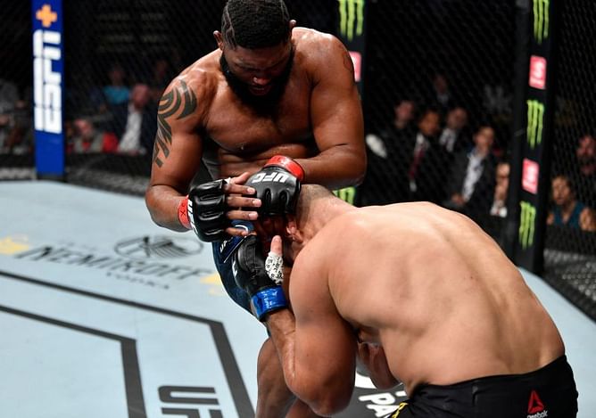 Former Champion finished by TKO in emphatic UFC Raleigh main event