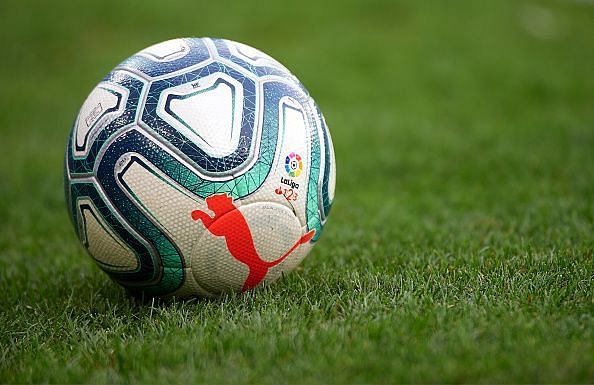 The official LaLiga match ball for the 2019-20 season