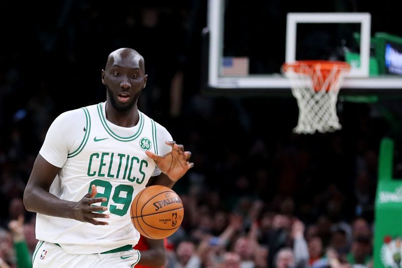 Tacko Fall received the sixth-highest votes among frontcourt players in the Eastern Conference