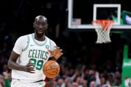 Tacko Fall received the sixth-highest votes among frontcourt players in the Eastern Conference