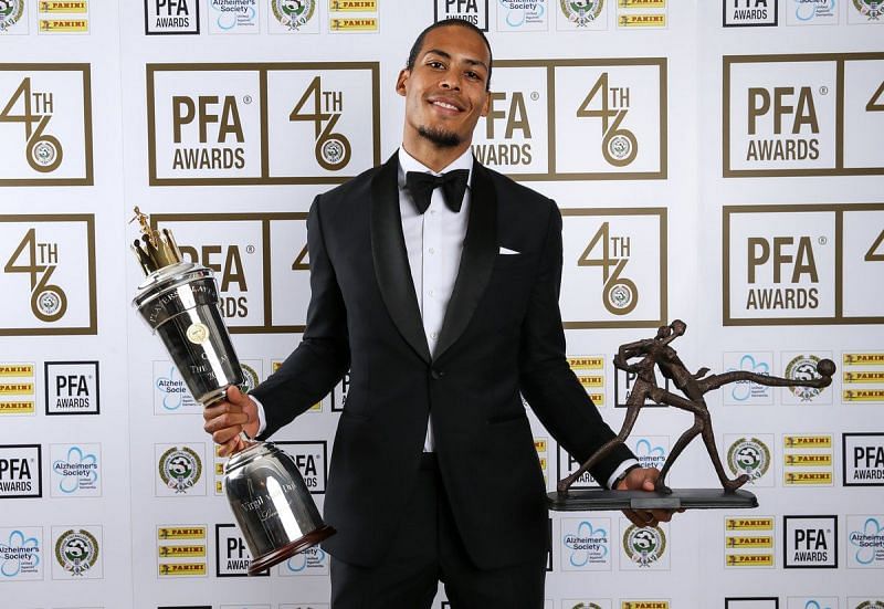 The Liverpool centre-back won the PFA Player of the Year award last season