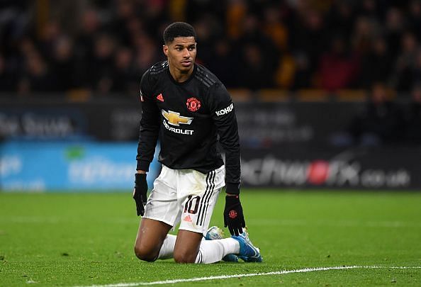 Marcus Rashford&#039;s deflected effort was the closest his side came to breaking the deadlock