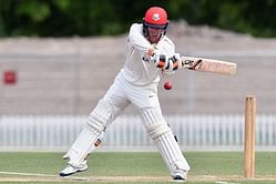 Super Smash 2019-20: Leo Carter becomes first New Zealand player to hit six 6s in an over