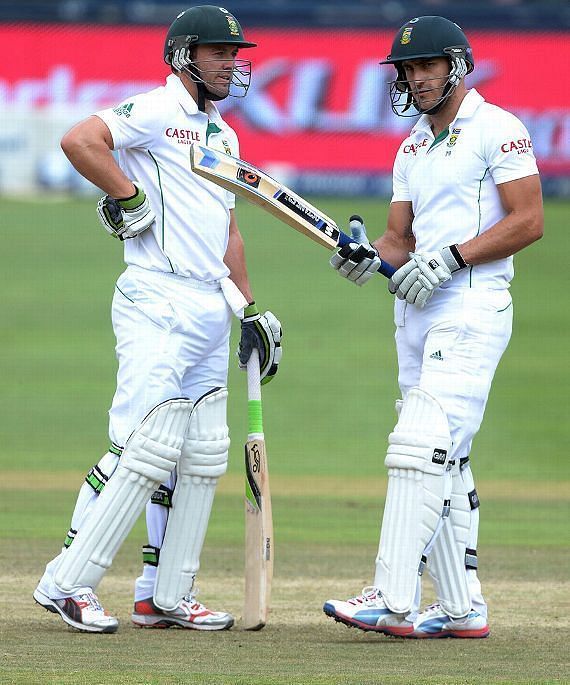 Ab de Villiers and Faf du Plessis played a total of 770 balls in the 2012 historic Adelaide Test
