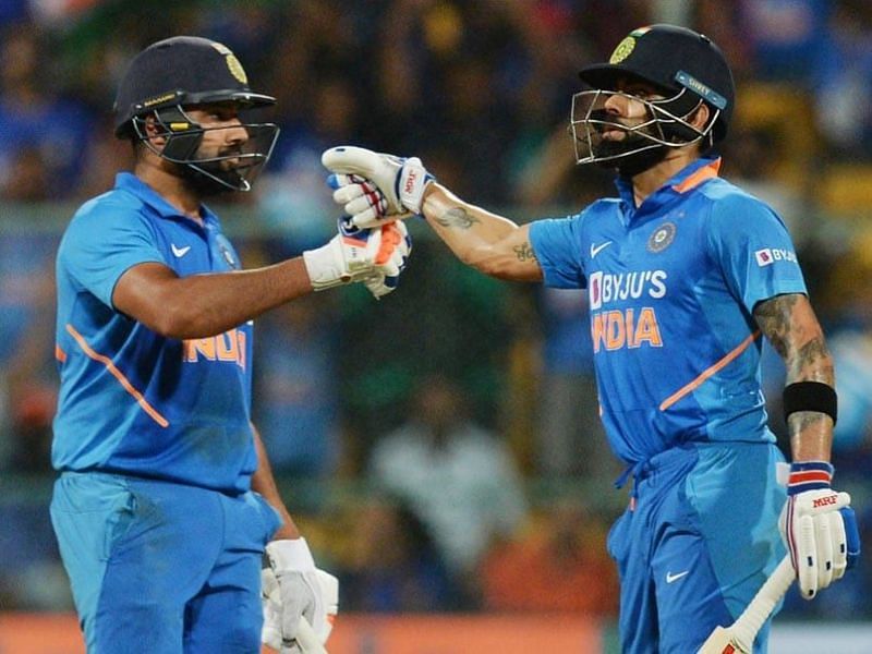 Virat Kohli and Rohit Sharma strung a brilliant partnership of 137 runs which was crucial in India&#039;s victory.
