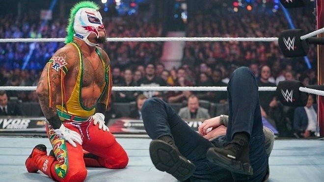 Rey Mysterio emulated The Joker in the past but became his arch-nemesis on Sunday