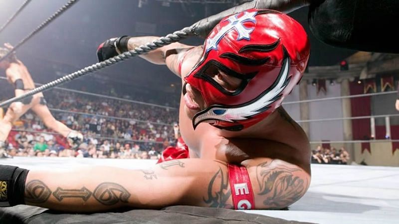 Rey Mysterio wore an armband in the memory of this late best friend Eddie Guerrero