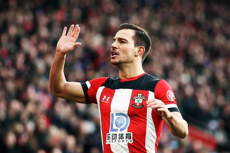 Cedric Soares in action for Southampton