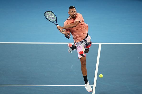 Nick Kyrgios has had to play tough early matches in the tournament.