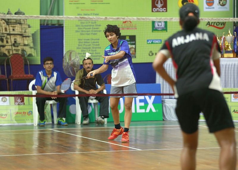 Mehsana sets up a serve (PC: Twitter)