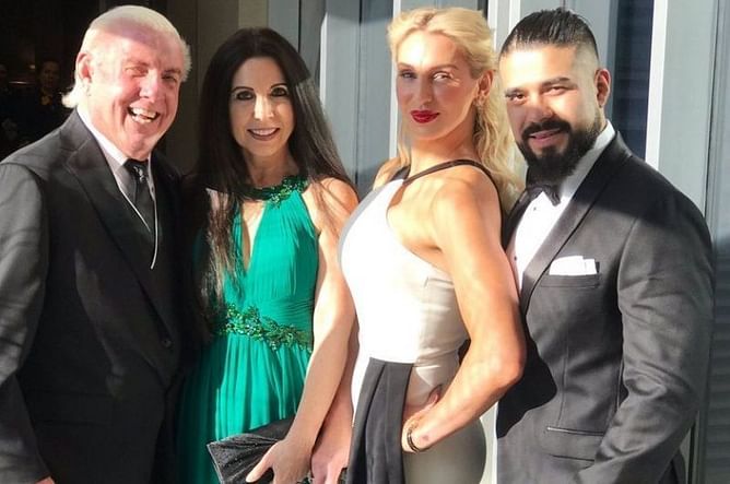 WWE सुपरस्टार एंड्राडे के साथ सगाई पर शार्लेट के पिता रिक फ्लेयर ने दिया दिल छू लेना वाला संदेश