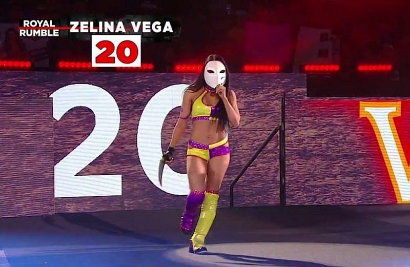In 2019, Zelina fittingly dressed as iconic Street Fighter character, Vega