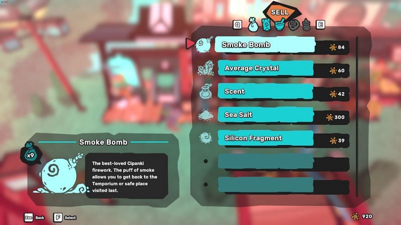 Items are costly in Temtem