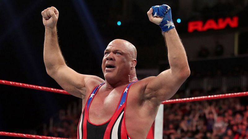 Kurt Angle has opened up about who will headline WrestleMania