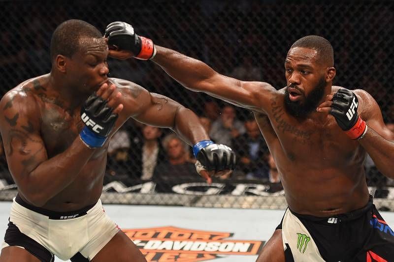 Jon Jones &amp; Ovince Saint Preux clashed in the UFC 197 headliner