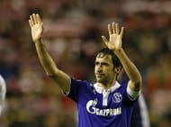 Raúl González during Athletic Bilbao v FC Schalke 04 - UEFA Europa League Quarter Final
