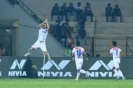 Nerijus Valskis helped Chennaiyin FC extend their lead against Hyderabad FC