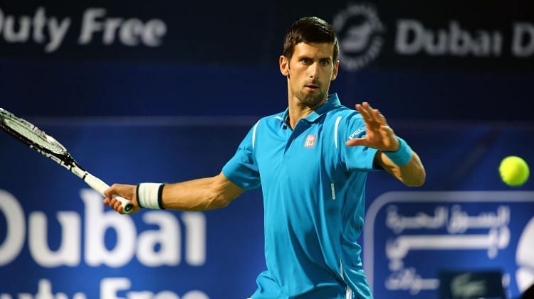 Novak Djokovic at 2016 Dubai