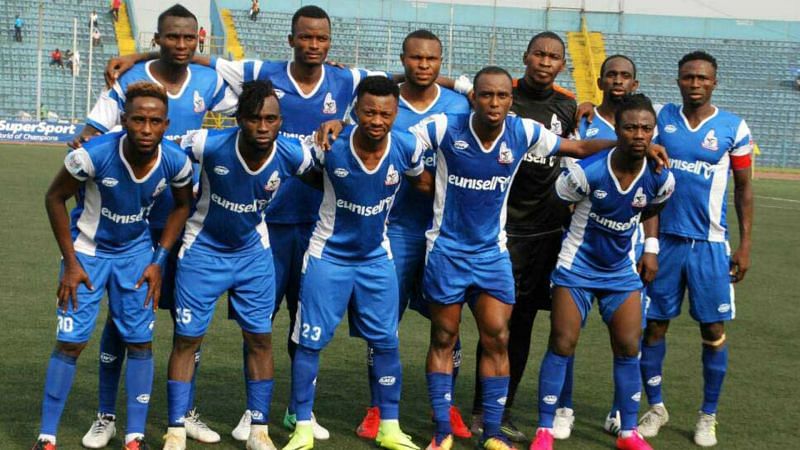 Rivers United players