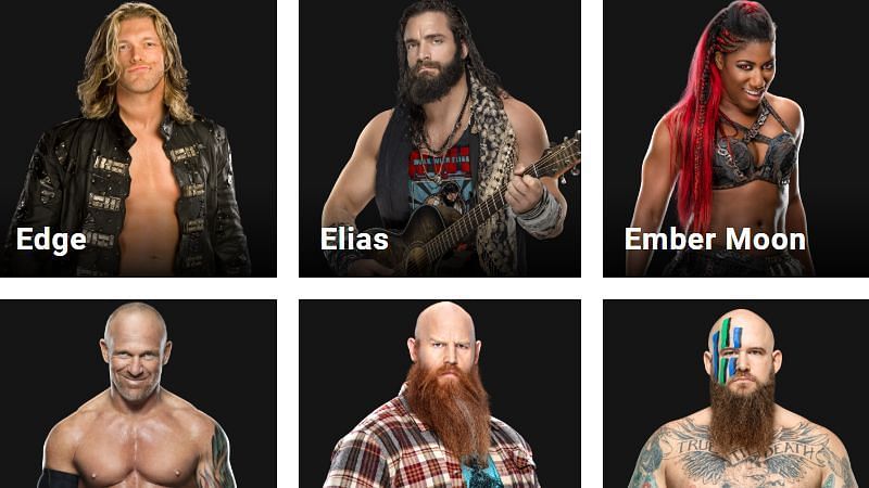 Edge is back in the &#039;Current Superstars&#039; section
