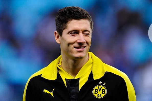 Robert Lewandowski was a goal machine during his time at Dortmund