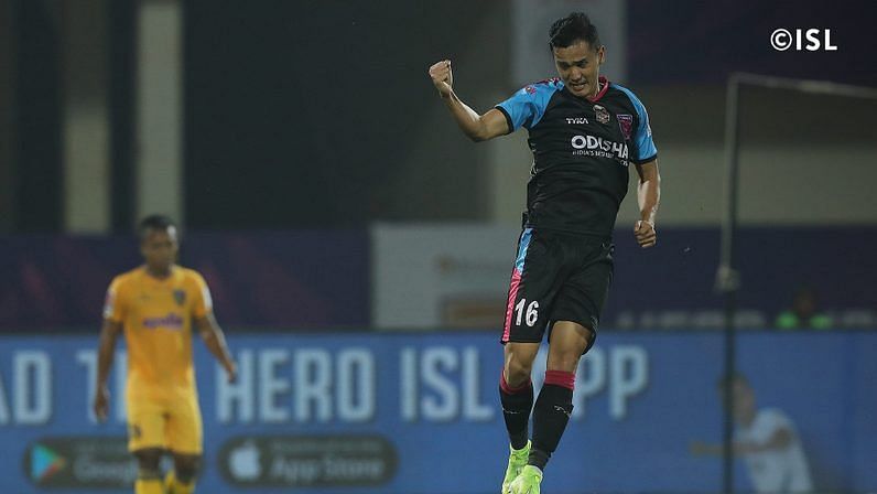 Vinit scored the second goal for Odisha FC