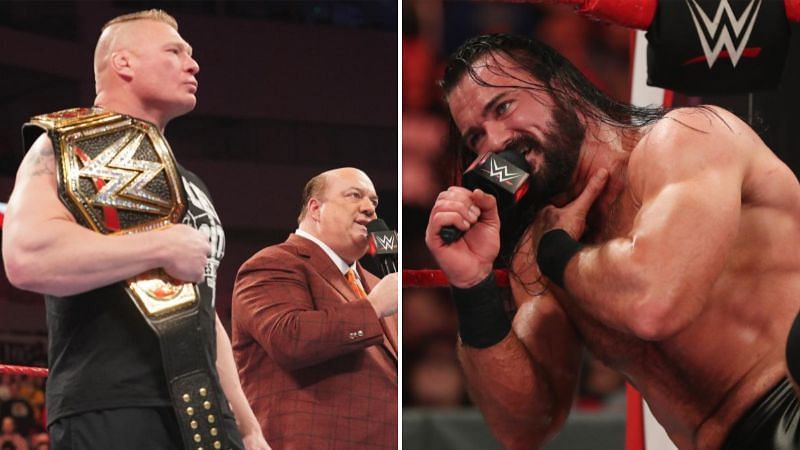 Will Drew McIntyre eliminate Brock Lesnar?
