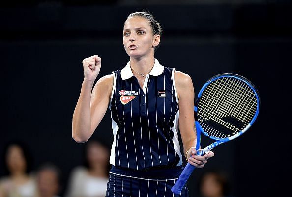 Karolina Pliskova had won the title in 2019.