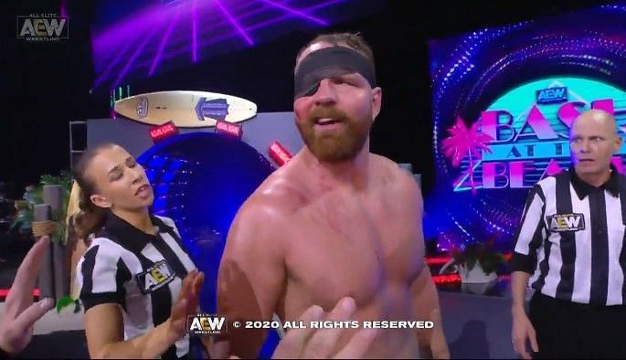 Jon Moxley emerged from an ambulance to declare war against PAC!