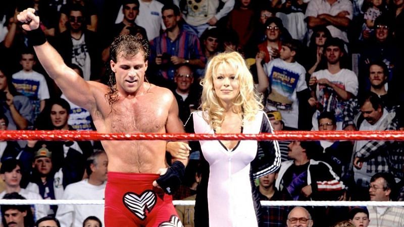 Michaels enjoys his win at the 1995 Royal Rumble